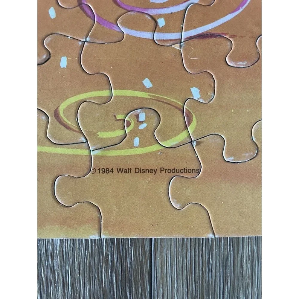 Vintage 1984 Whitman Walt Disney Friends Jigsaw Puzzle, Mickey Band 100 pcs, Toy